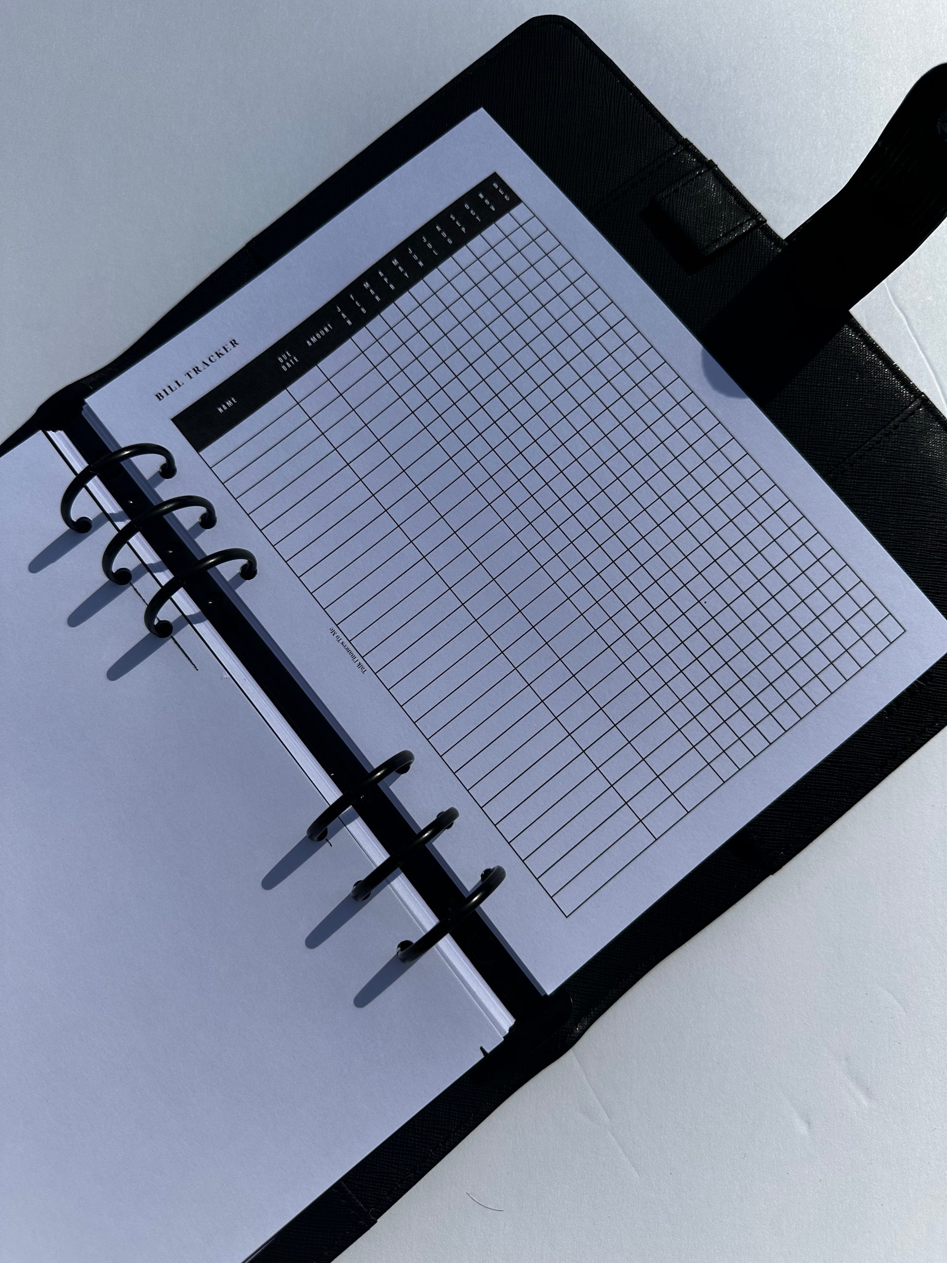 Bill Tracker budget insert