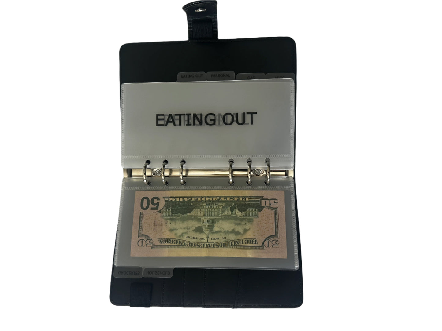 Minimalist Tabbed Cash System Envelopes – A6