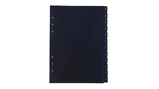 Sleek Monthly Dividers - A5