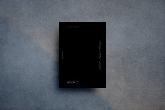 Budget Planner Inserts UNDATED– A5 Minimalist Edition